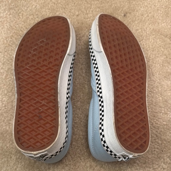 Vans Sky Blue Slip-On Shoes - Picture 2 of 6